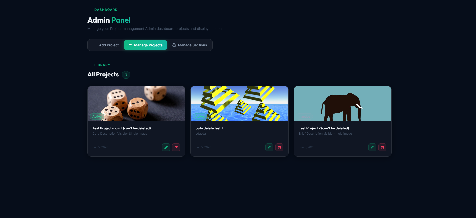 Serverless Portfolio Dashboard